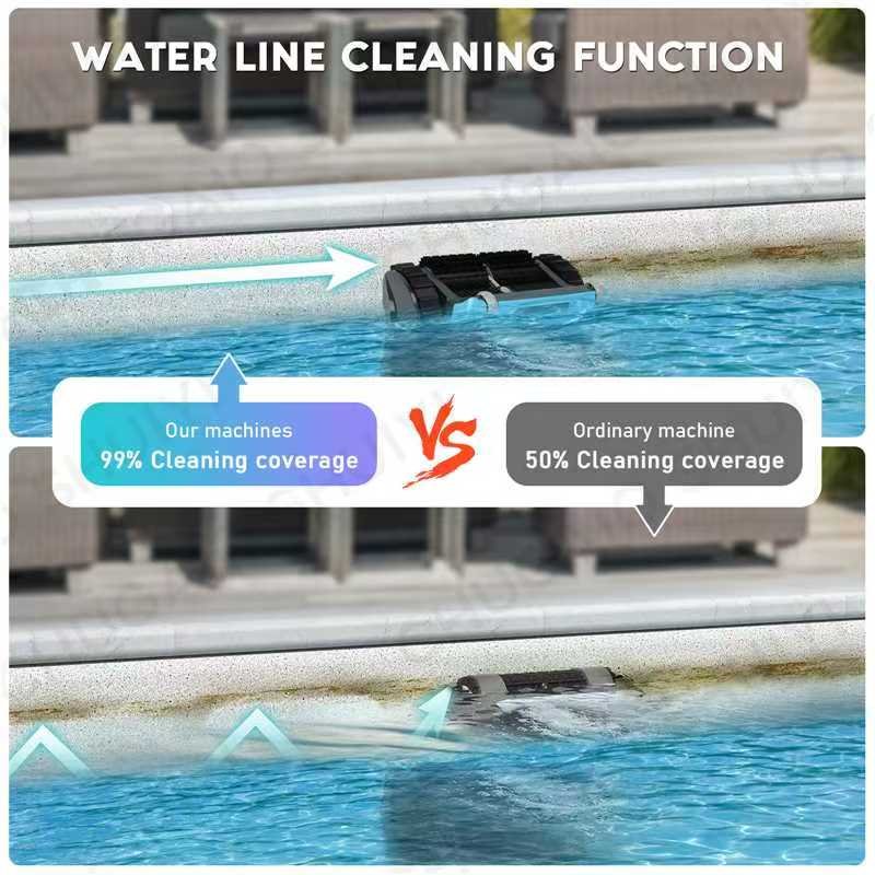 Havospark Cordless Robotic Pool Cleaner S9— 180-Min Runtime, 5.5L Filter, 5500 GPH Suction, Floor / Wall / Waterline Cleaning - Image 11