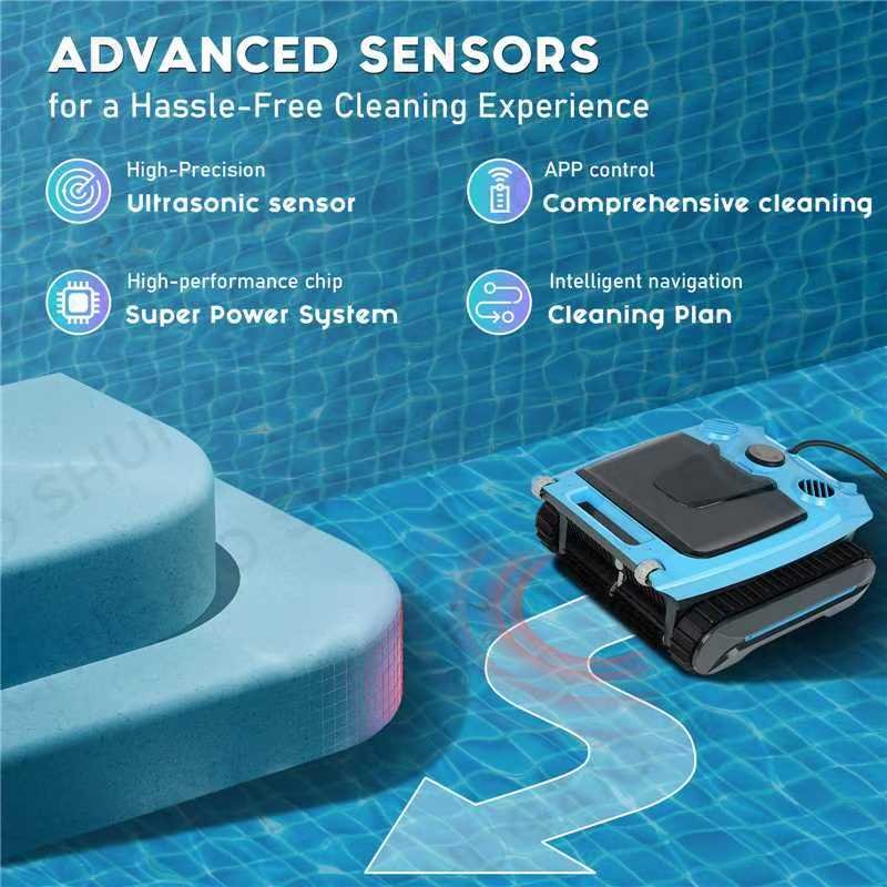 Havospark Cordless Robotic Pool Cleaner S9— 180-Min Runtime, 5.5L Filter, 5500 GPH Suction, Floor / Wall / Waterline Cleaning - Image 7