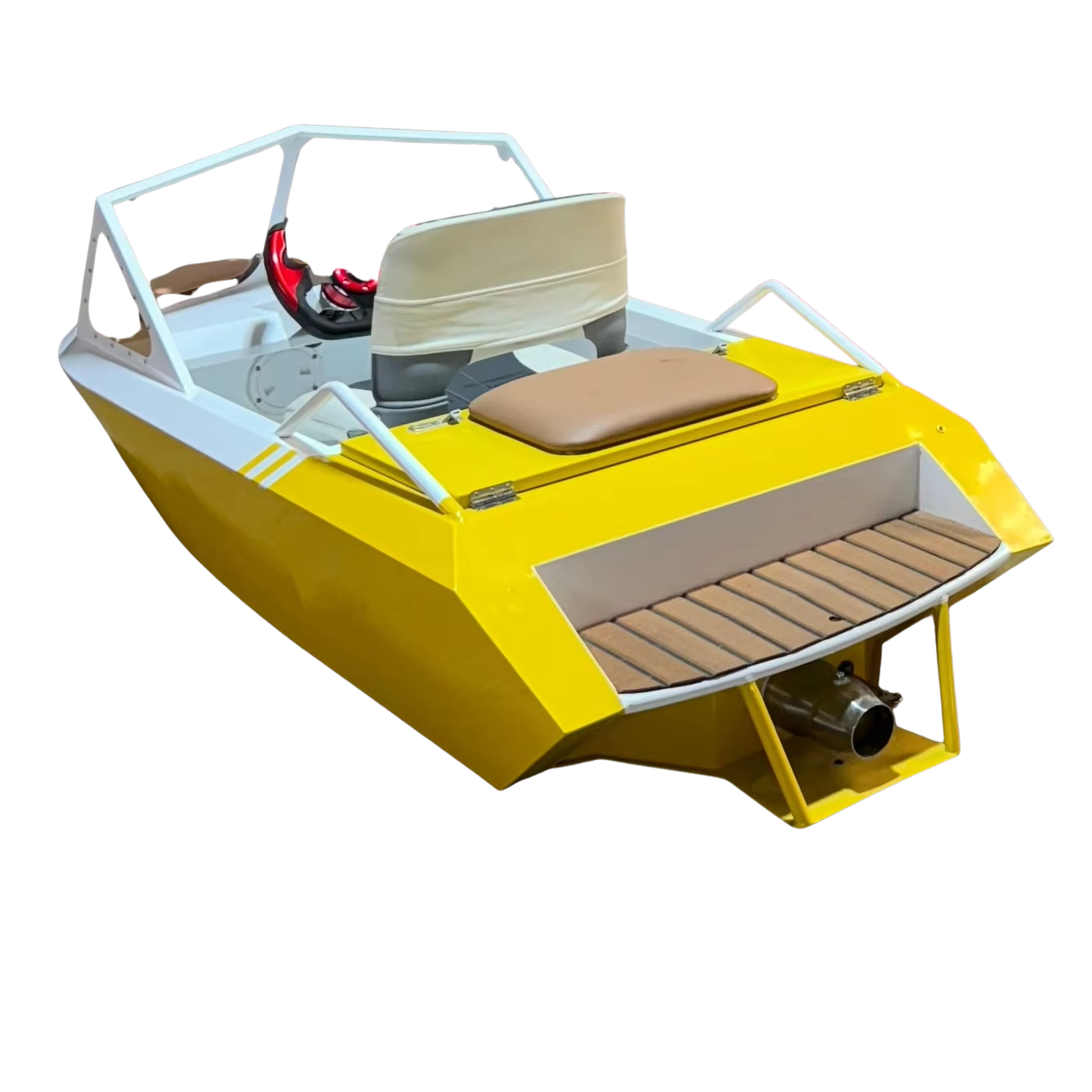 HAVOSPARK KA01 Mini Jet Boat – Electric Aluminum Go Kart Boat for Water Racing & Water Sports - Image 8