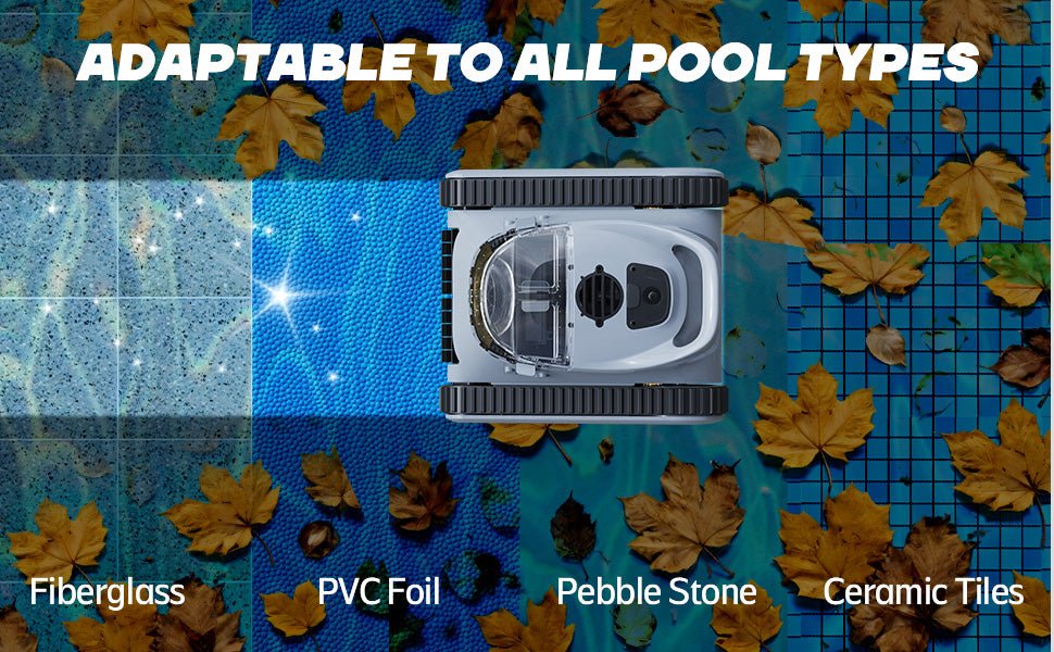 Havospark Robotic Pool Vacuum Cleaner for All Pool Shapes -SAT 30 — Up to 2150 sq ft / 3 m Depth, 2.5L Filter Basket, Cordless & Rechargeable - Image 2