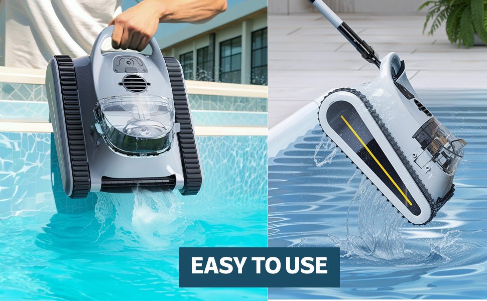 Havospark Robotic Pool Vacuum Cleaner for All Pool Shapes -SAT 30 — Up to 2150 sq ft / 3 m Depth, 2.5L Filter Basket, Cordless & Rechargeable - Image 4