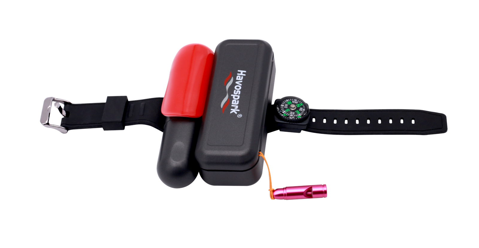 HAVOSPARK Smart Water Rescue Bracelet-026 – Inflatable Safety Wristband, SOS Alarm, <10m GPS Accuracy - Image 3