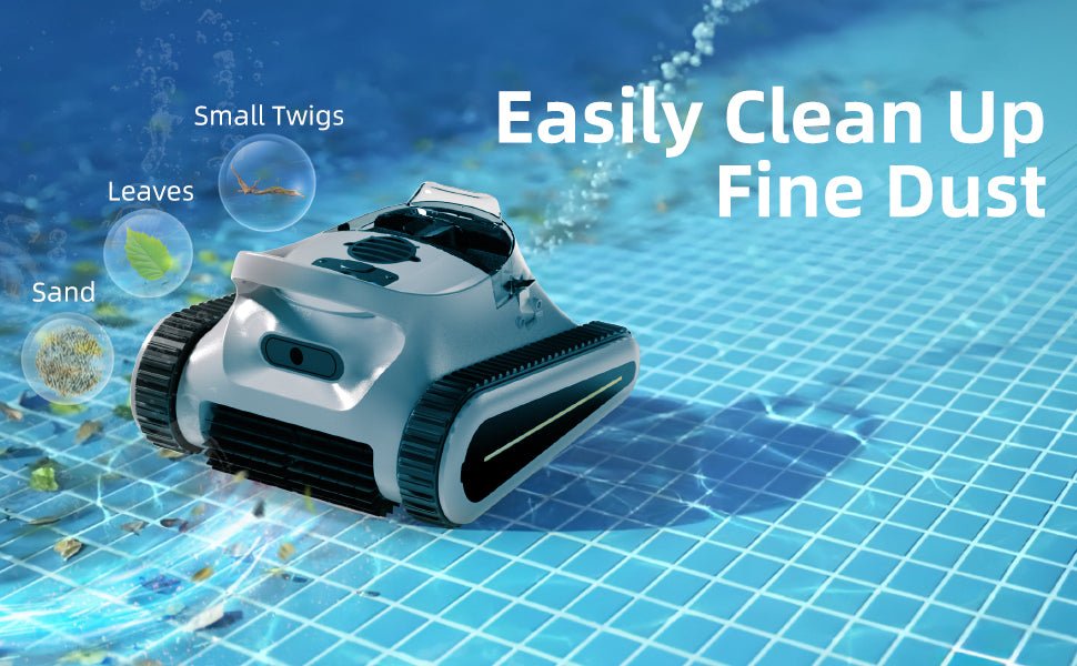 Havospark Robotic Pool Vacuum Cleaner for All Pool Shapes -SAT 30 — Up to 2150 sq ft / 3 m Depth, 2.5L Filter Basket, Cordless & Rechargeable - Image 6