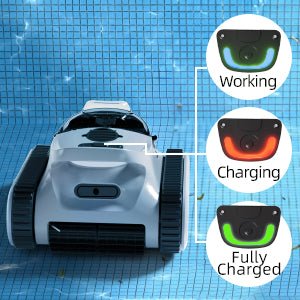 Havospark Robotic Pool Vacuum Cleaner for All Pool Shapes -SAT 30 — Up to 2150 sq ft / 3 m Depth, 2.5L Filter Basket, Cordless & Rechargeable - Image 7
