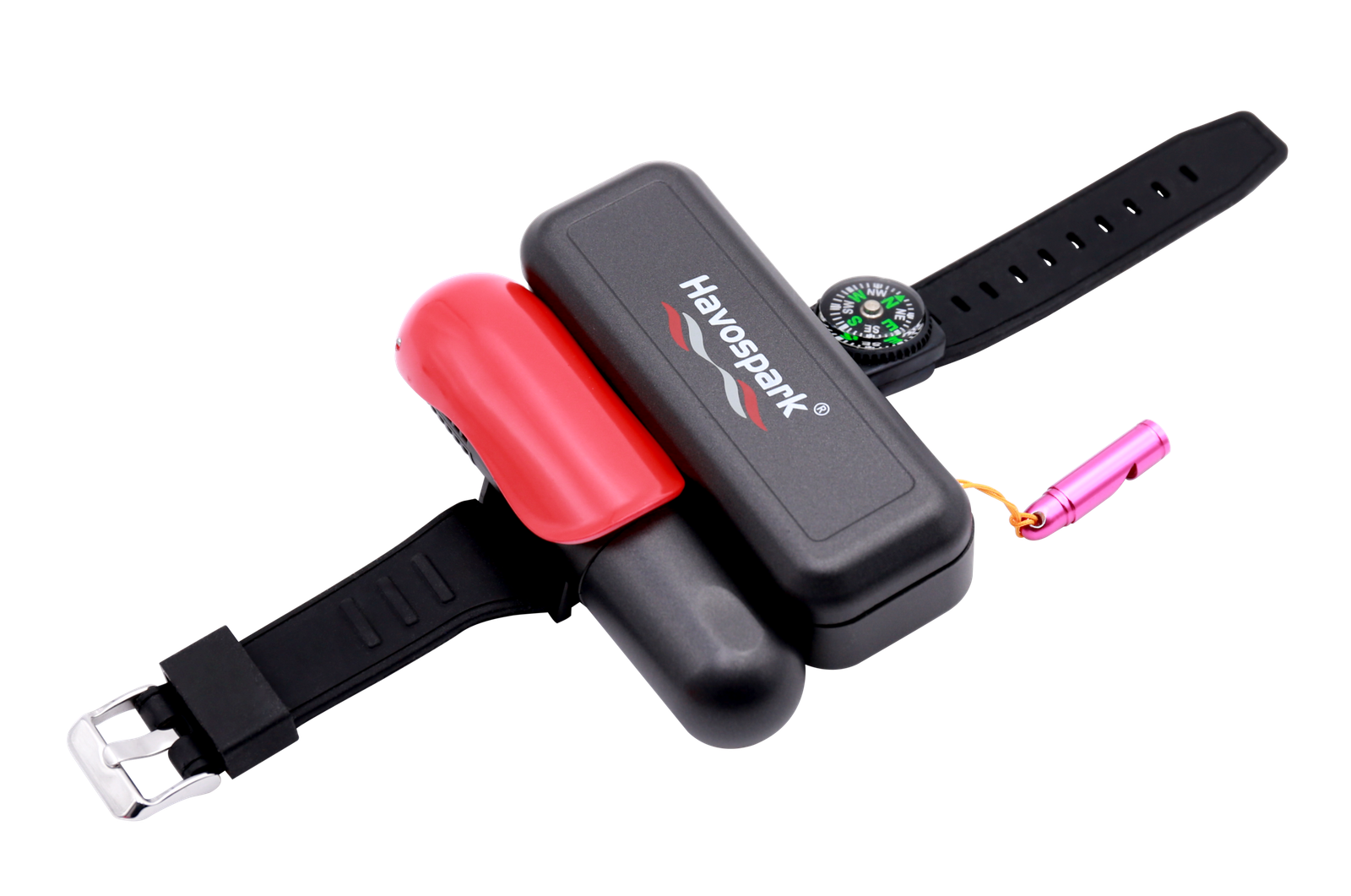 HAVOSPARK Smart Water Rescue Bracelet-026 – Inflatable Safety Wristband, SOS Alarm, <10m GPS Accuracy - Image 2