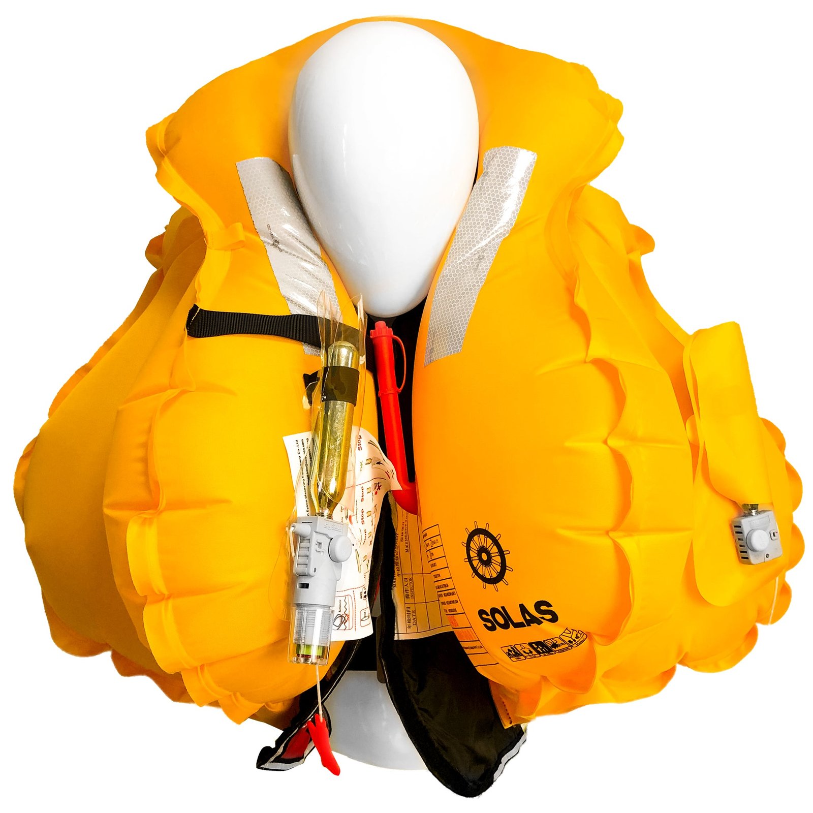 HAVOSPARK HW-ES369 Professional Inflatable Life Jacket – 150N / 275N SOLAS & ISO Approved - Image 2