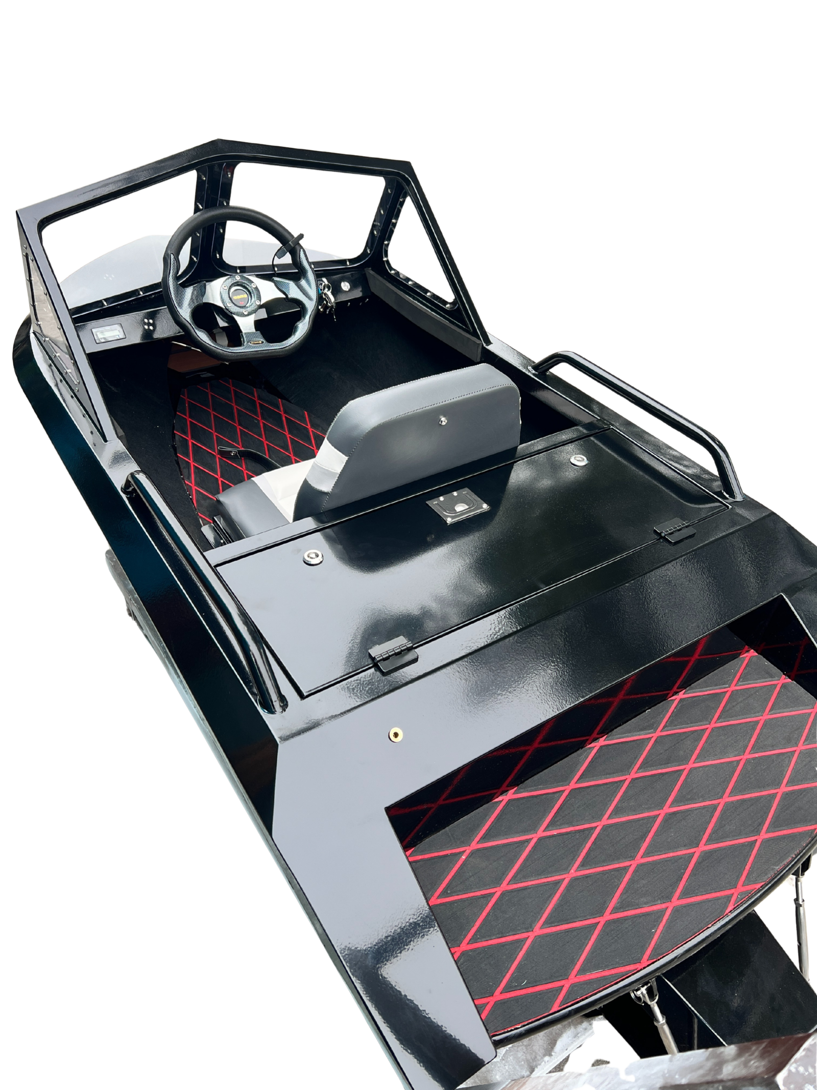 HAVOSPARK KA01 Mini Jet Boat – Electric Aluminum Go Kart Boat for Water Racing & Water Sports - Image 10
